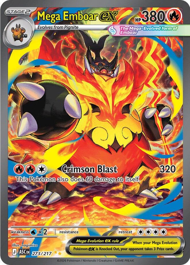 Mega Emboar Ex #273
