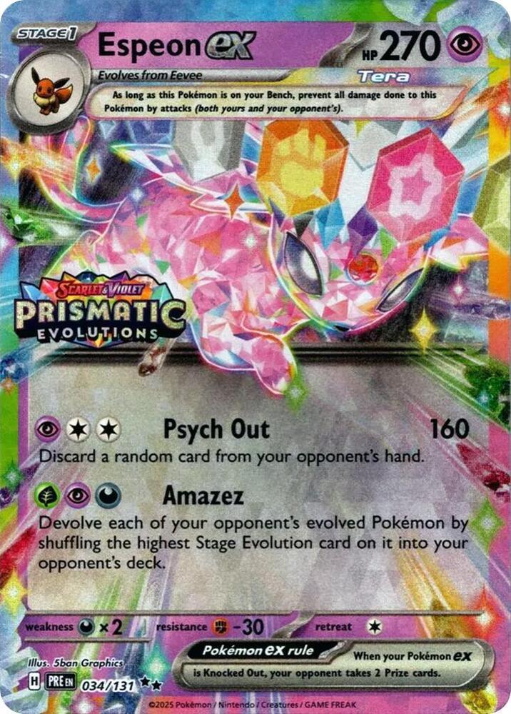 Espeon Ex - Stamped #34