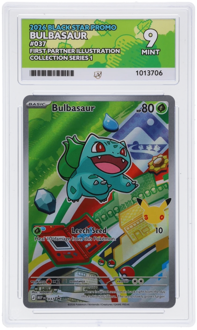 Bulbasaur - ACE 9   (Front)