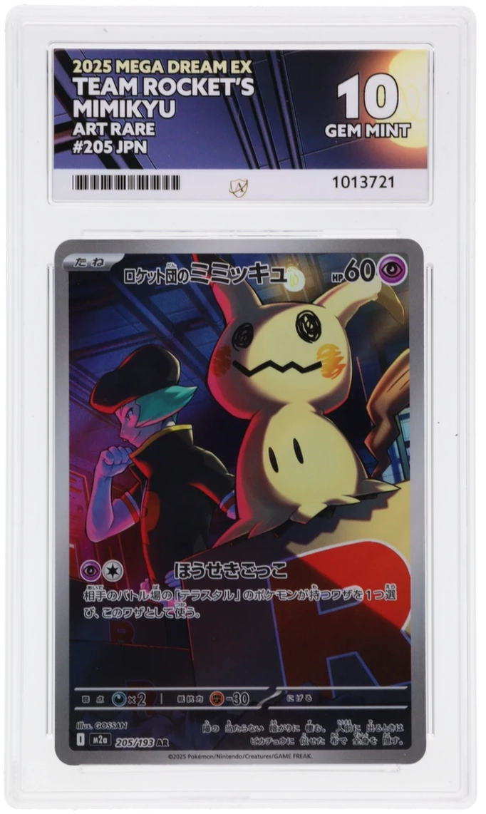 Team Rocket's Mimikyu - ACE 10   (Front)