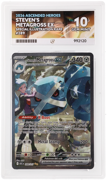Steven’s Metagross ex - ACE 10   (Front)