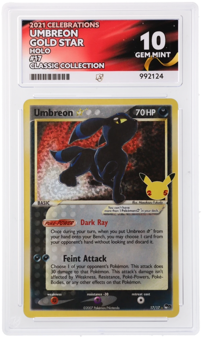 Umbreon Gold Star - ACE 10   (Front)