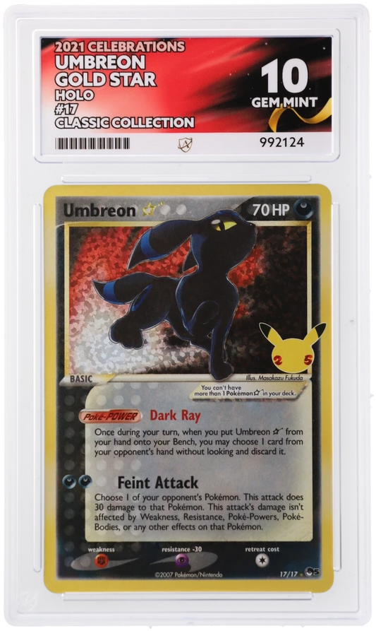 Umbreon Gold Star - ACE 10   (Front)