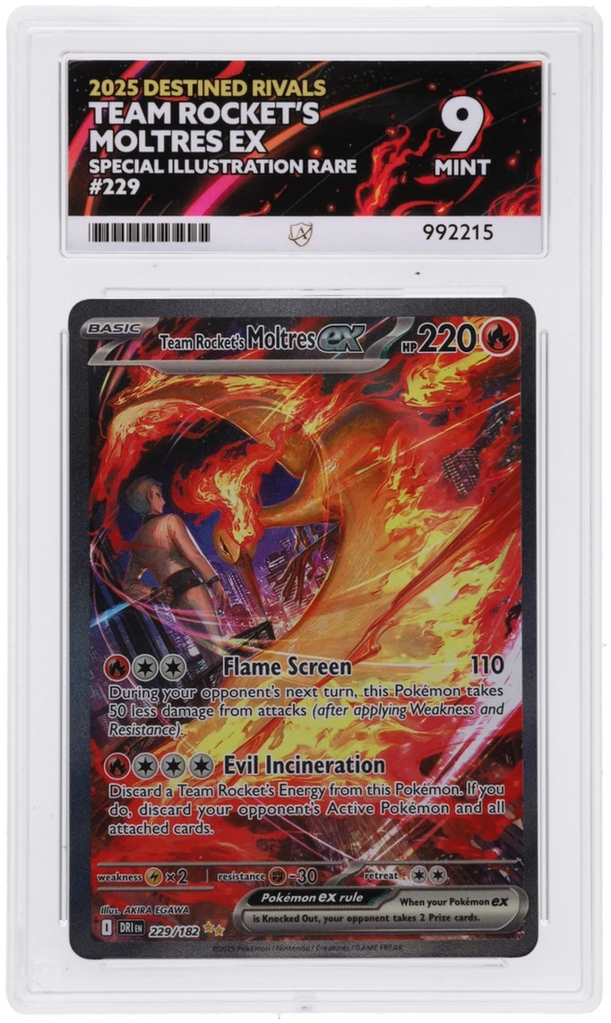 Team Rocket's Moltres ex - ACE 9   (Front)