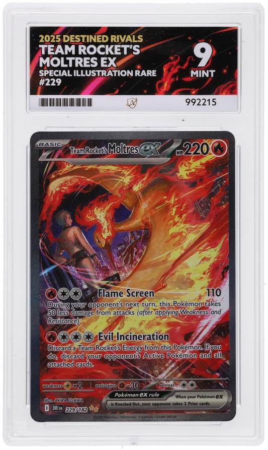Team Rocket's Moltres ex - ACE 9   (Front)