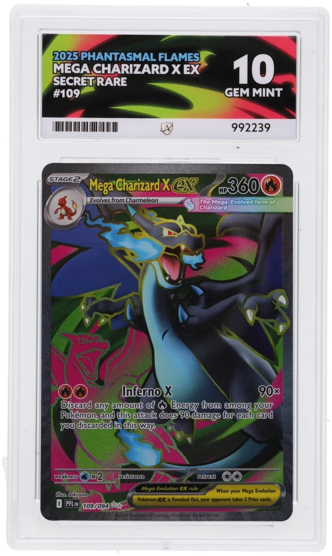 Mega Charizard X ex - ACE 10   (Front)