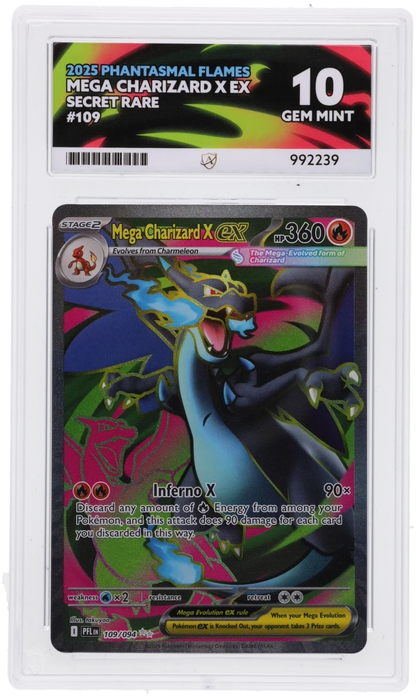 Mega Charizard X ex - ACE 10   (Front)