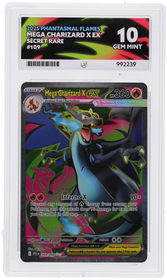 Mega Charizard X ex - ACE 10   (Front)