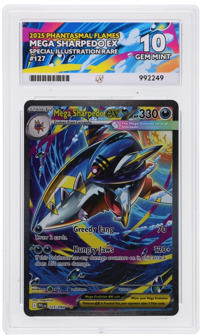 Mega Sharpedo ex - ACE 10   (Front)