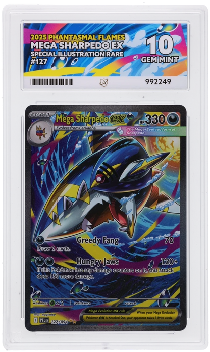 Mega Sharpedo ex - ACE 10   (Front)