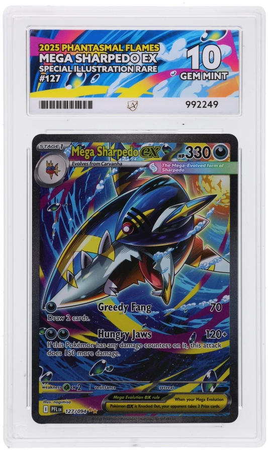 Mega Sharpedo ex - ACE 10   (Front)